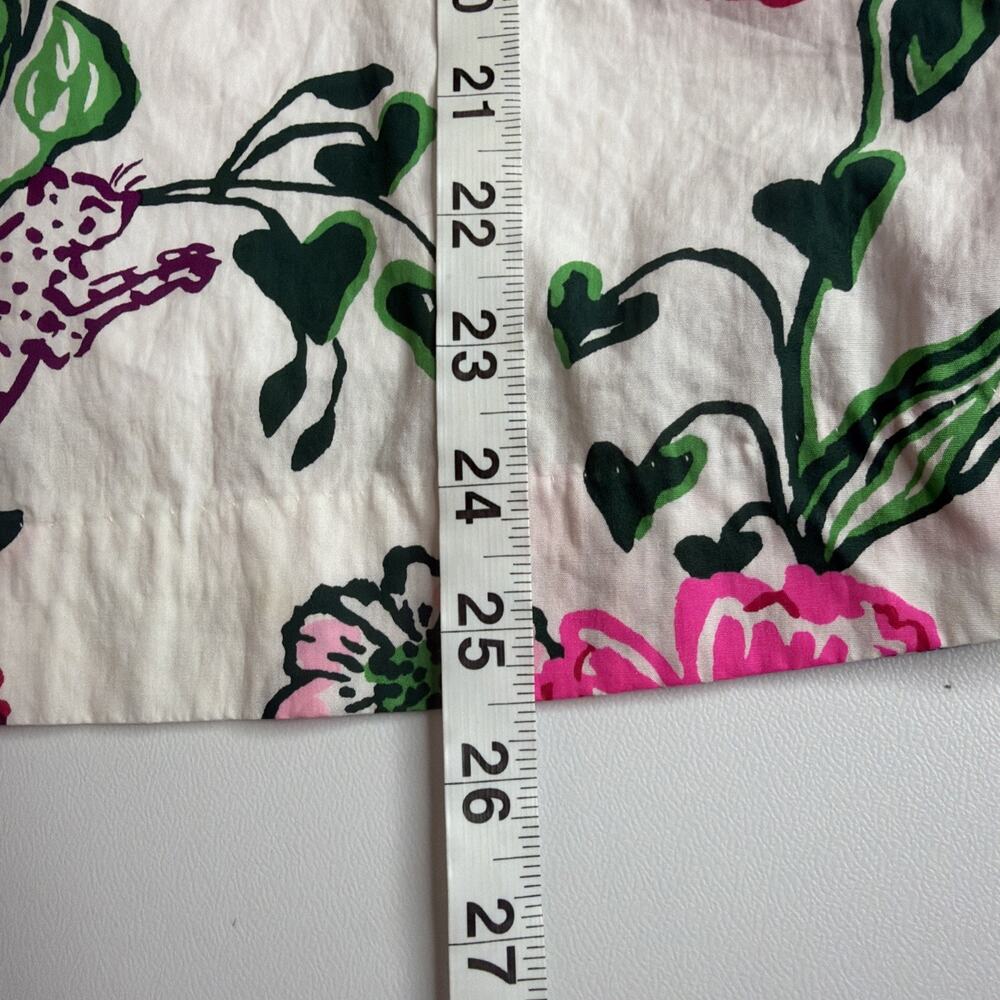 Lilly Pulitzer Girls Size 8 Little Lilly Classic Floral Shift Dress Pink Green - Picture 14 of 14